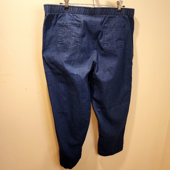 Cathy Danies Y2K  Crop jeans size XL - Picture 7 of 10